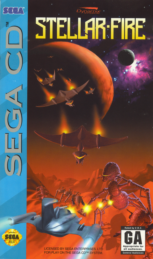 Stellar-Fire (USA) Sega CD Game Cover